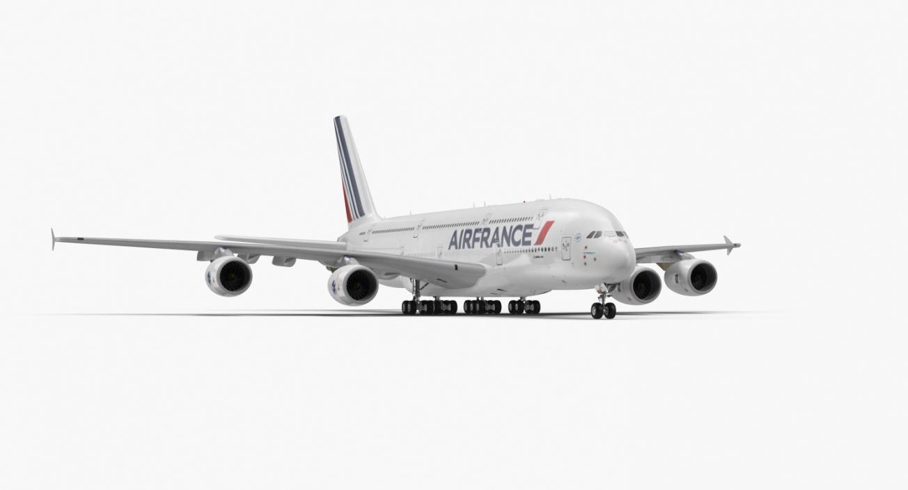 Airbus A380-1000 Air France 3D